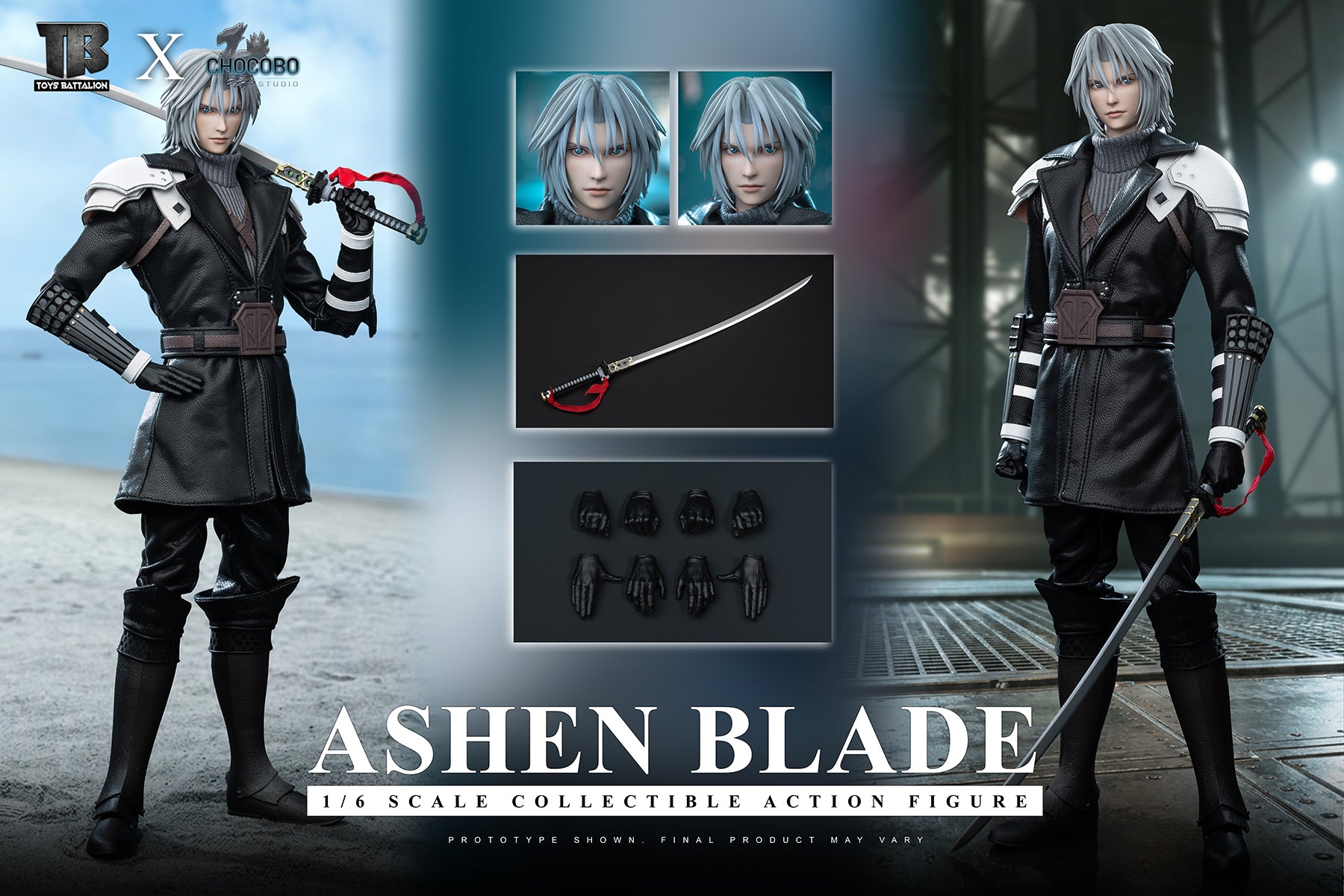 TOYS BATTALION x CHOCOBO - Ashen Blade Sephiroth 1/6 Action Figure [TB03] 