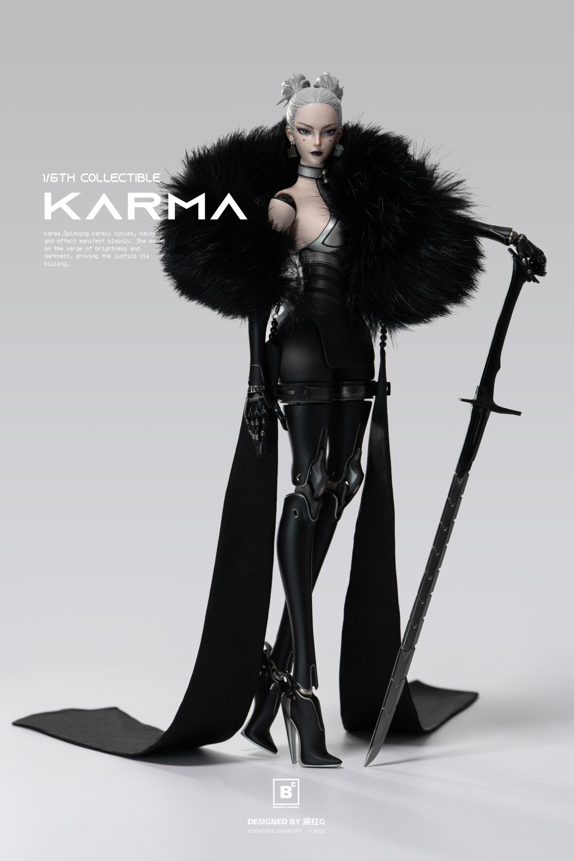 Beautiful Chemistry x Crimson G - White Night Alba Series Karma 1/6 Scale Action Figure BC202518 [Licensed] 