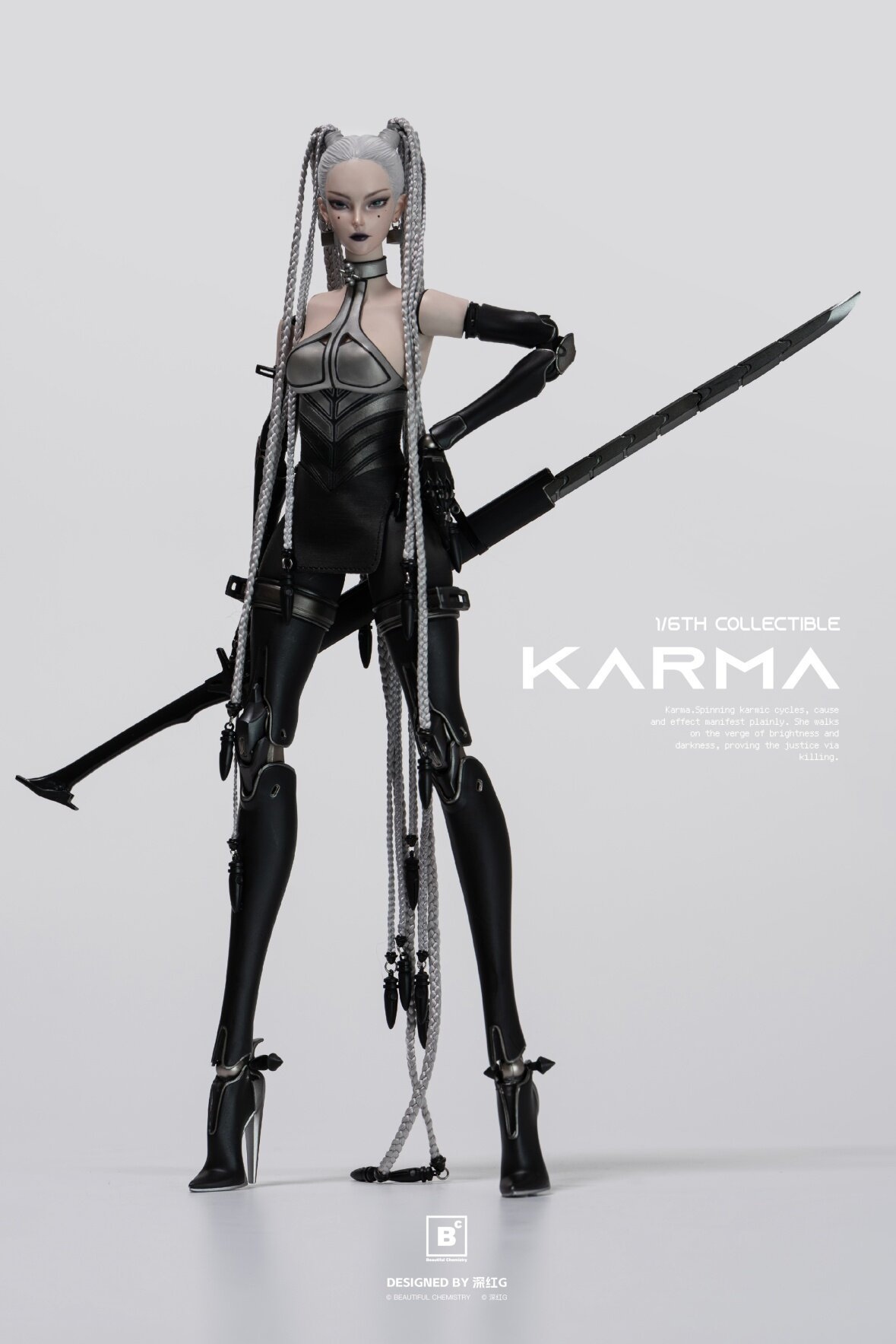 Beautiful Chemistry x Crimson G - White Night Alba Series Karma 1/6 Scale Action Figure BC202518 [Licensed]
