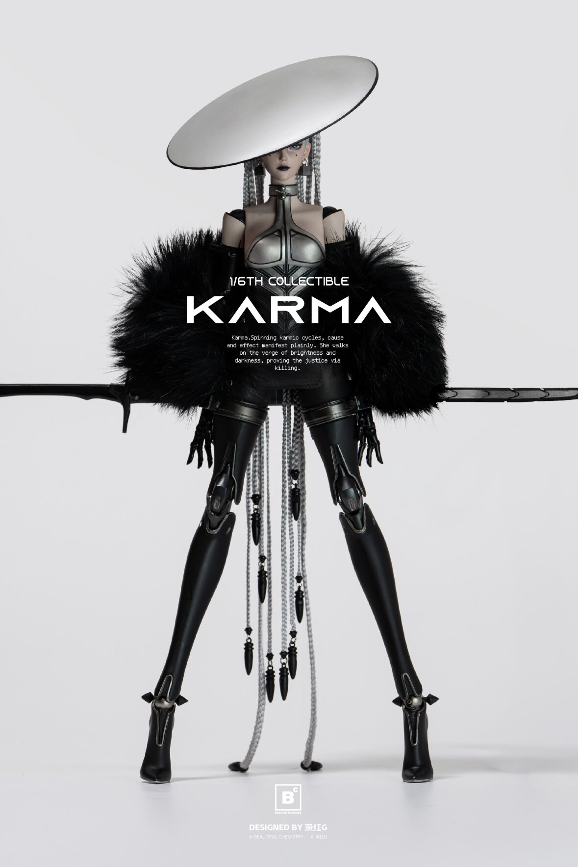 Beautiful Chemistry x Crimson G - White Night Alba Series Karma 1/6 Scale Action Figure BC202518 [Licensed]