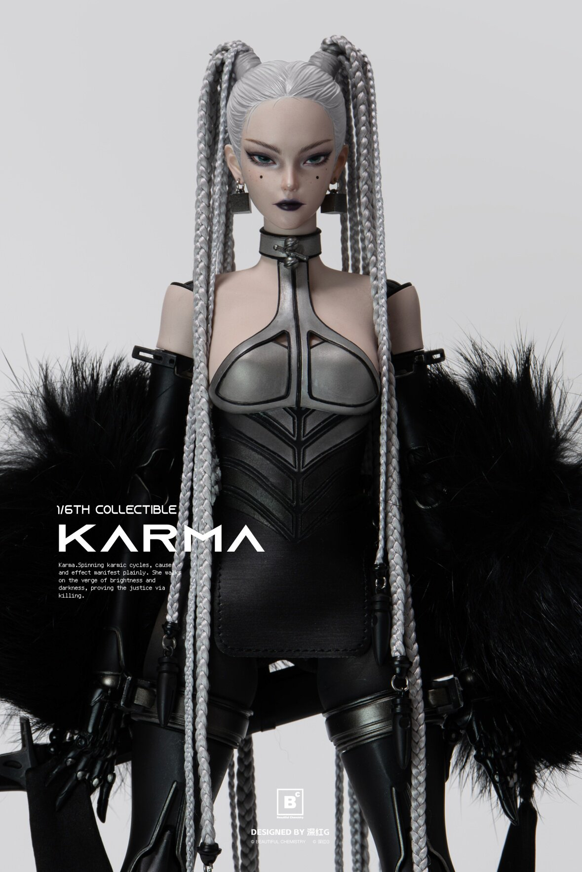 Beautiful Chemistry x Crimson G - White Night Alba Series Karma 1/6 Scale Action Figure BC202518 [Licensed]