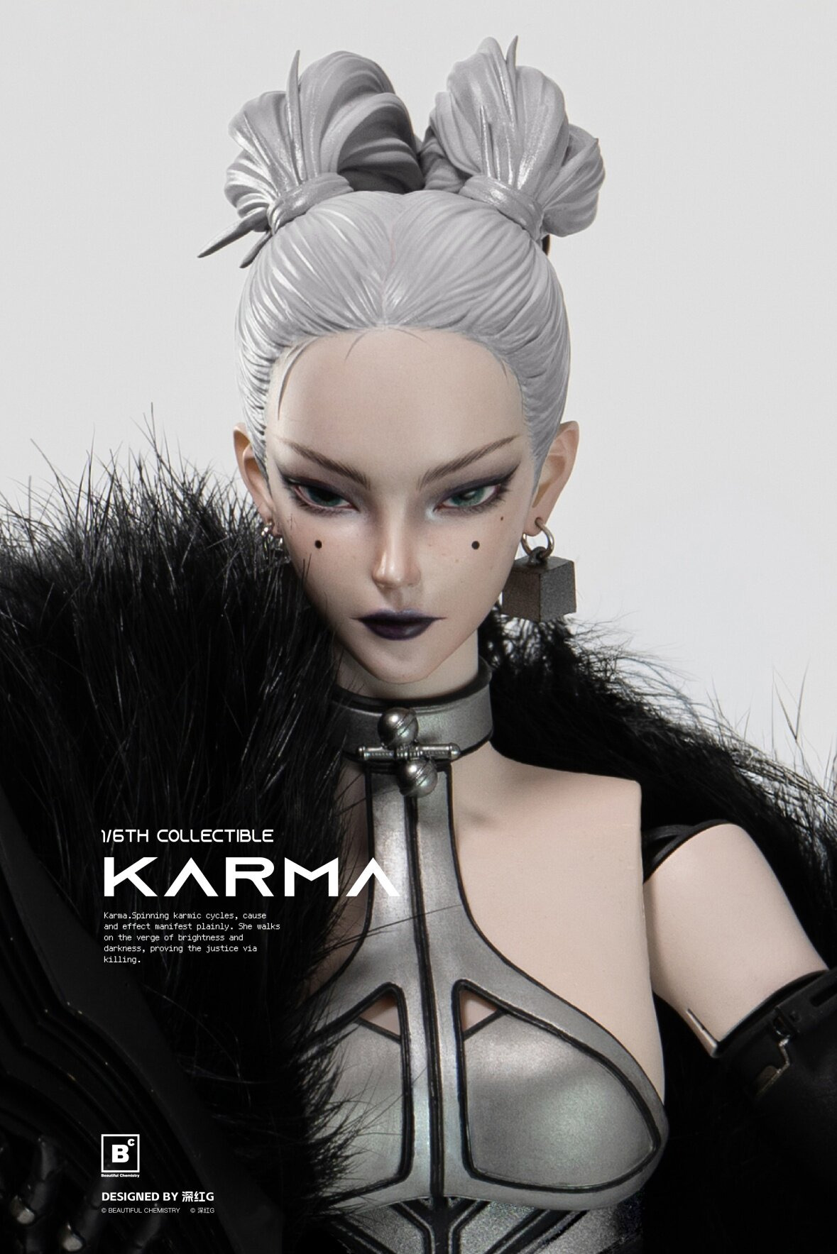 Beautiful Chemistry x Crimson G - White Night Alba Series Karma 1/6 Scale Action Figure BC202518 [Licensed]