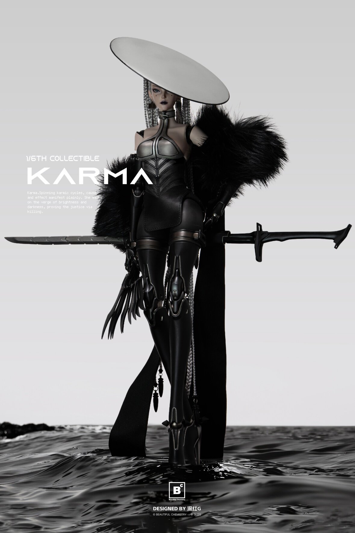 Beautiful Chemistry x Crimson G - White Night Alba Series Karma 1/6 Scale Action Figure BC202518 [Licensed]