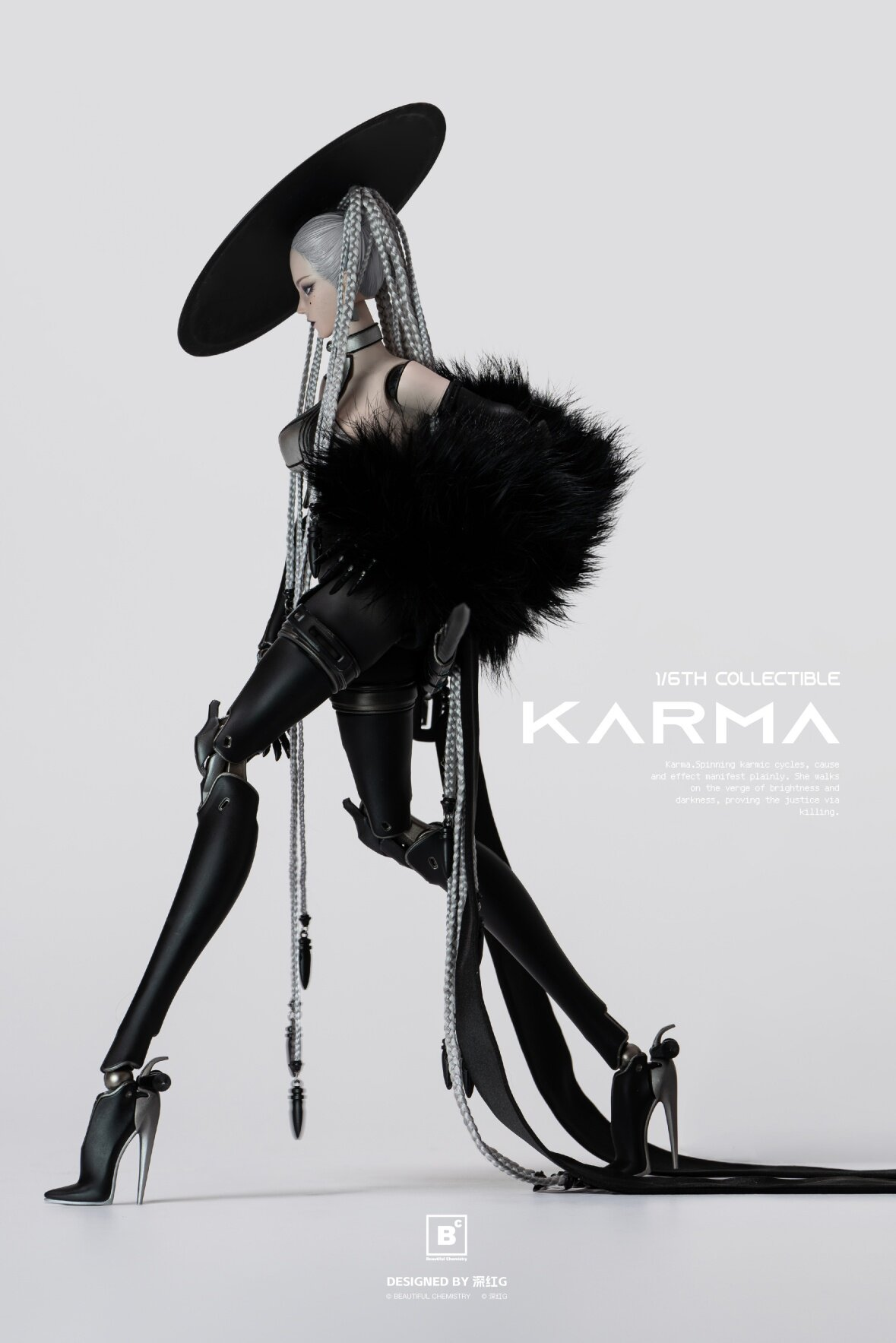 Beautiful Chemistry x Crimson G - White Night Alba Series Karma 1/6 Scale Action Figure BC202518 [Licensed]