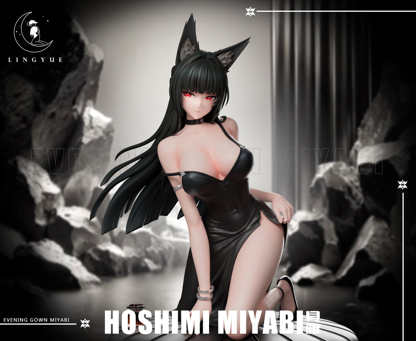 Ling Yue Studio - Hoshimi Miyabi Evening Gown