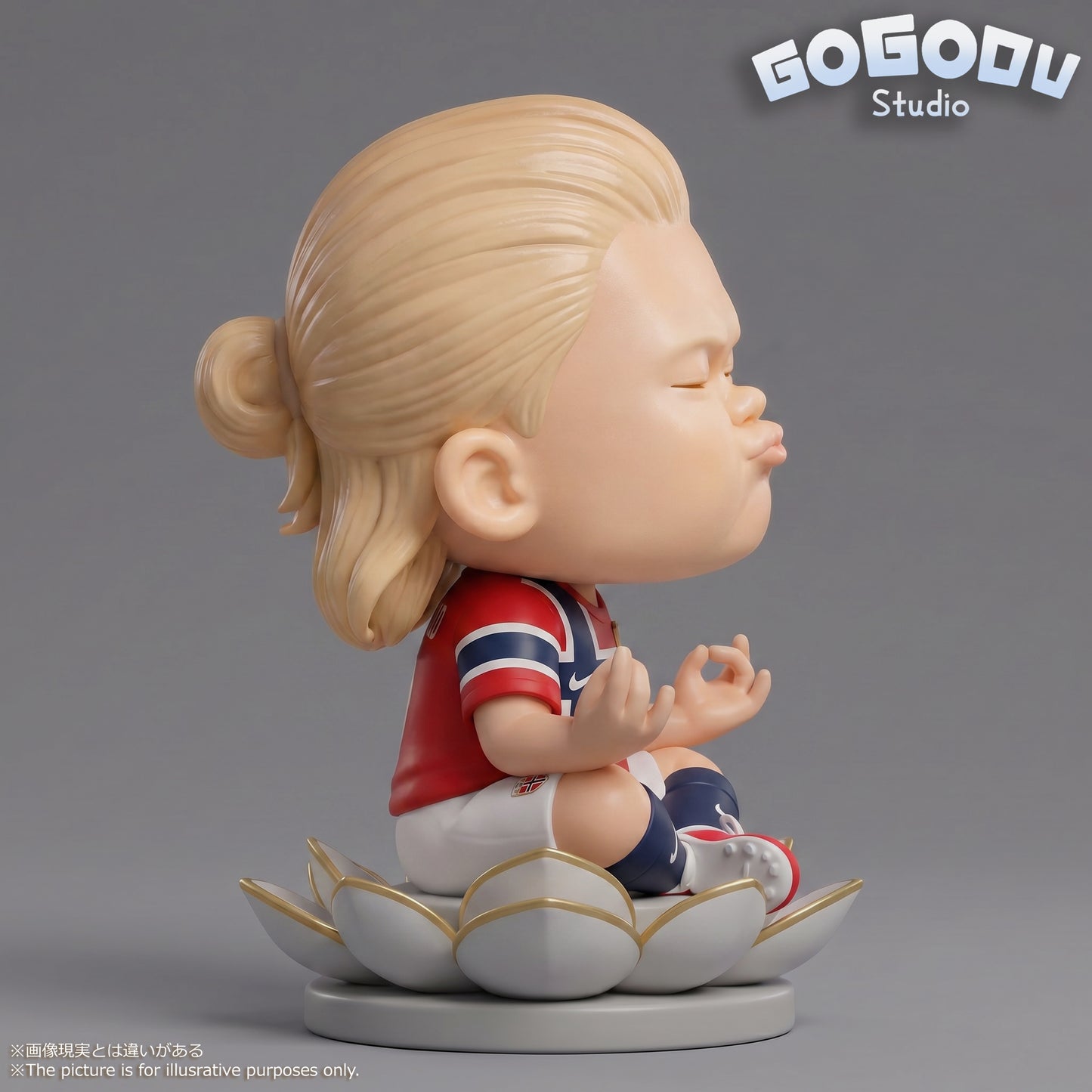 GOGODU Studio - Haaland Meditating Designer Figure