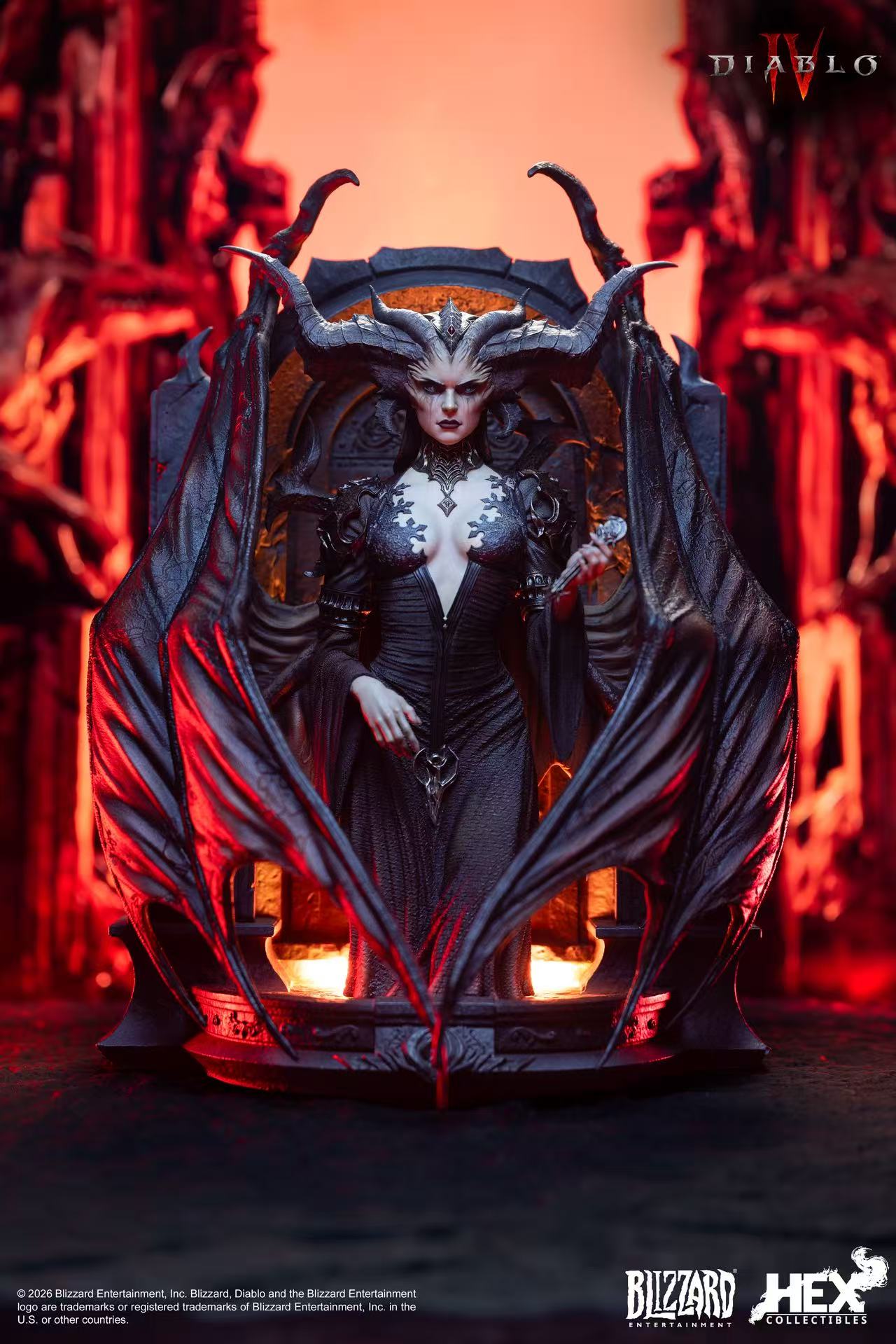 HEX Collectibles X Blizzard Entertainment - Lilith Art Statue HEXDBF02 [Licensed]