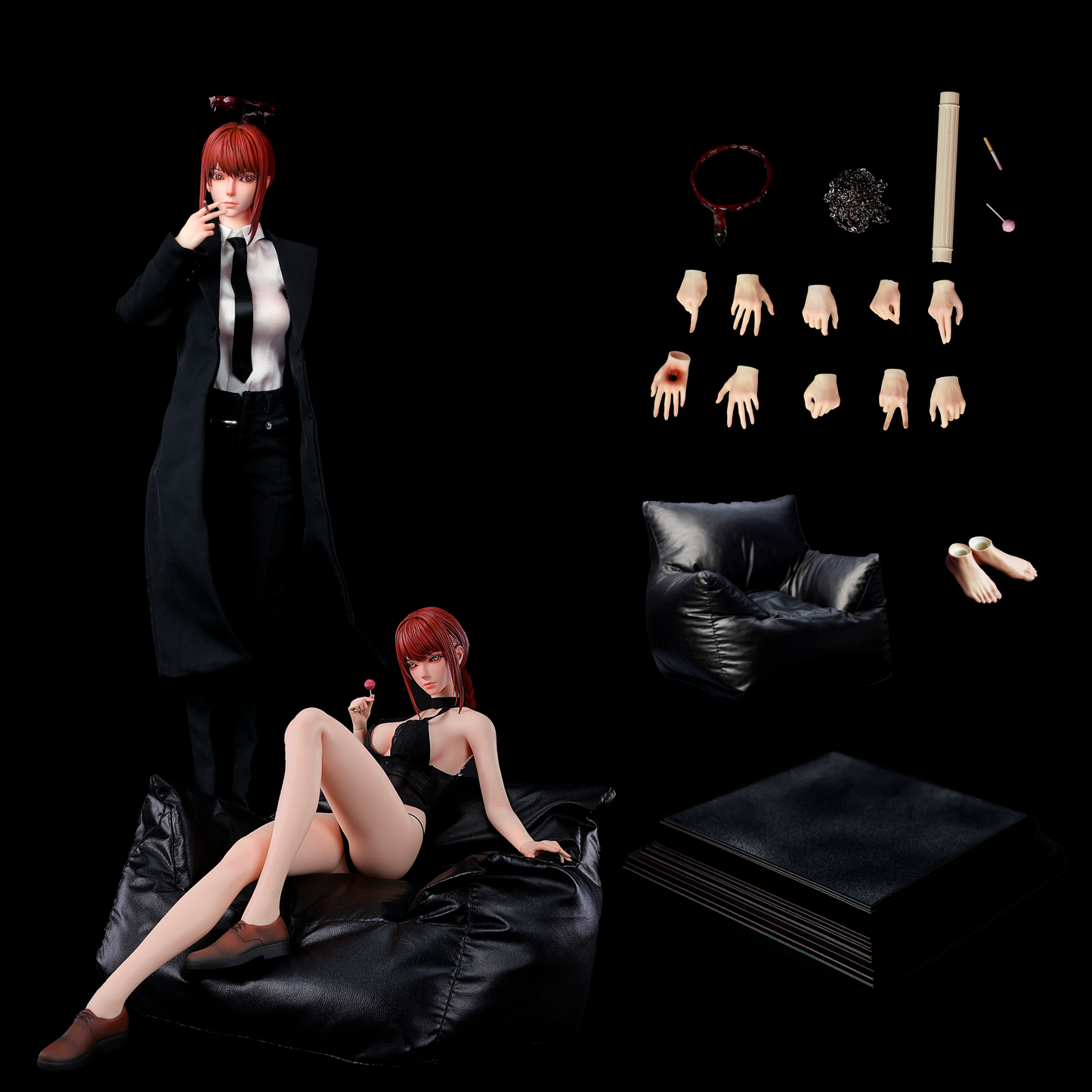 BoxQi Studio - Makima Platinum Silicone Articulated Action Figure [HQ01]