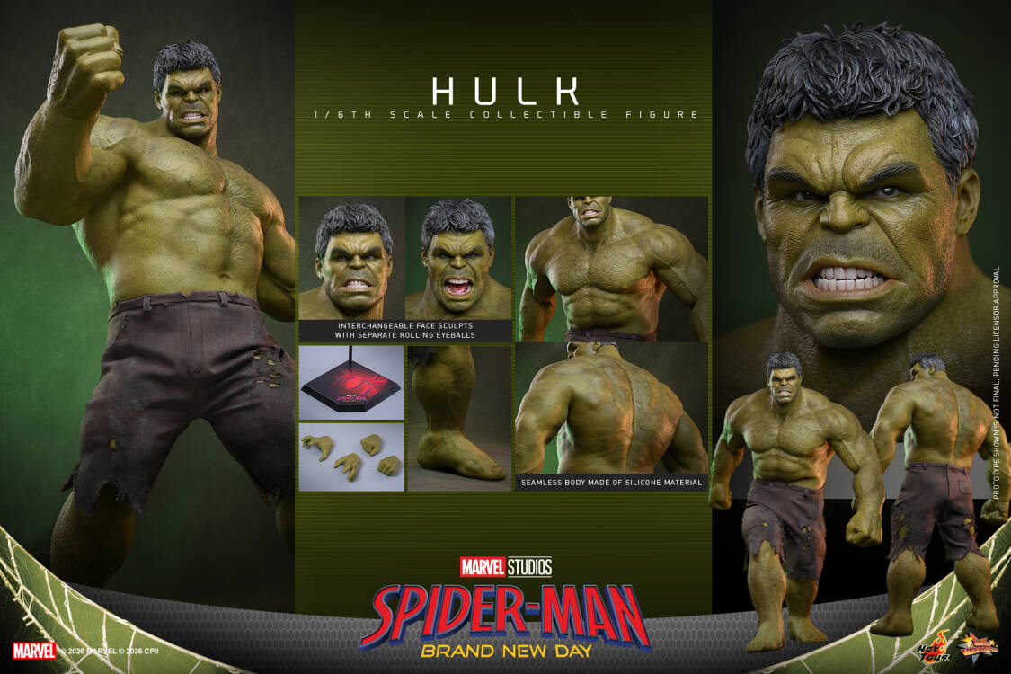 Hot Toys - Spider-Man: Brand New Day Hulk 1/6th scale Collectible Figure MMS905 [Licensed]