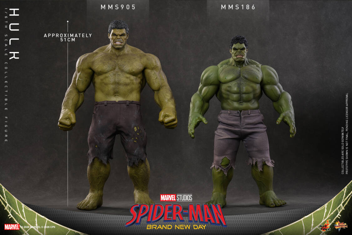 Hot Toys - Spider-Man: Brand New Day Hulk 1/6th scale Collectible Figure MMS905 [Licensed]