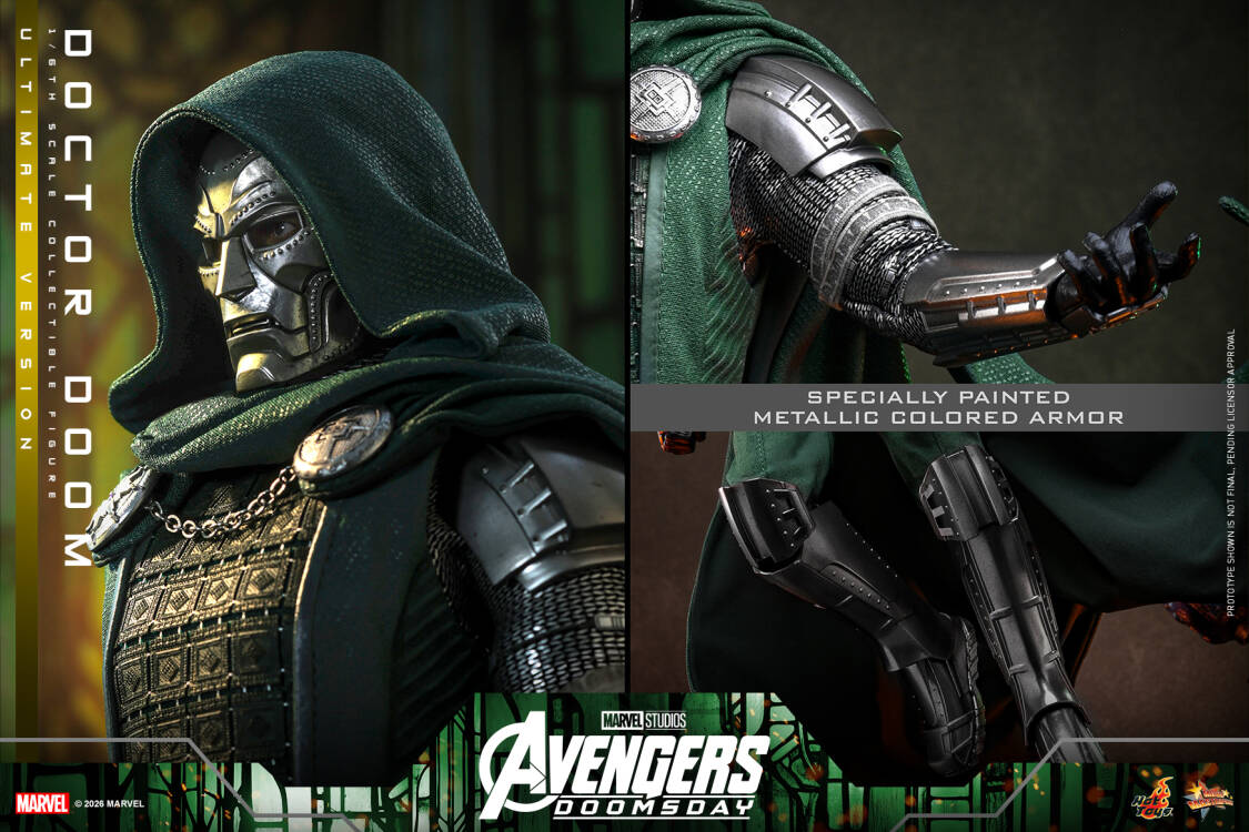 Hot Toys - Avengers: Doomsday Doctor Doom 1/6th Scale Collectible Figure MMS907 [Licensed]