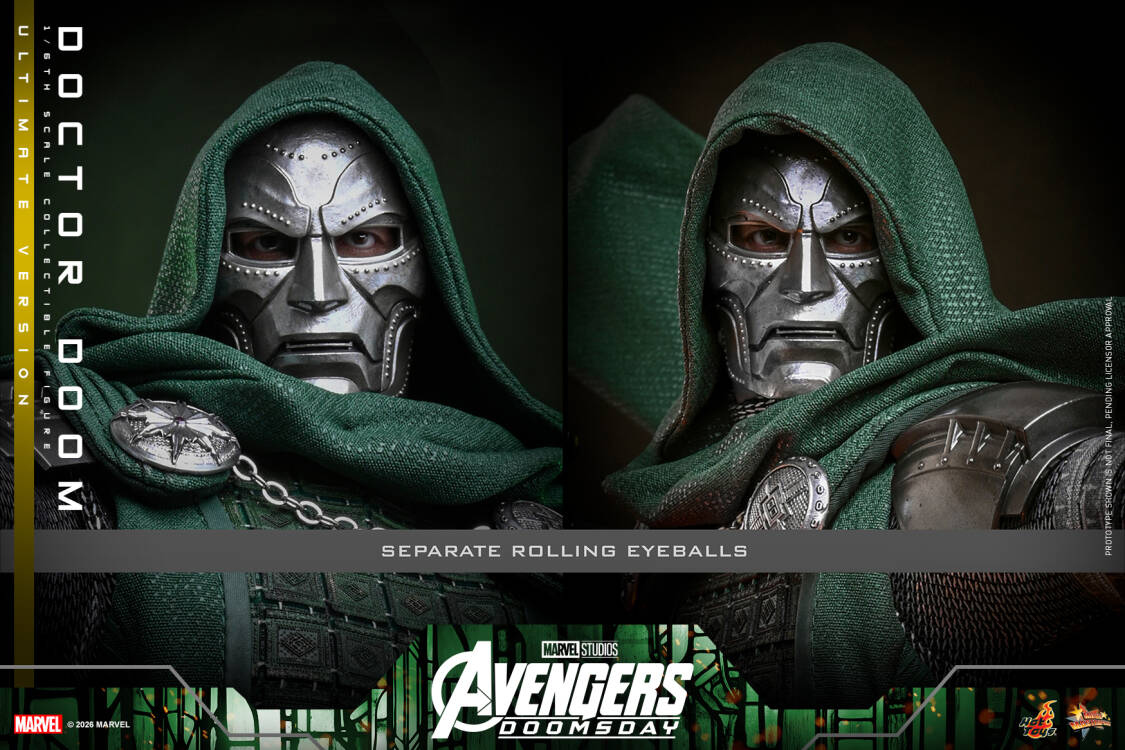 Hot Toys - Avengers: Doomsday Doctor Doom 1/6th Scale Collectible Figure MMS907 [Licensed]