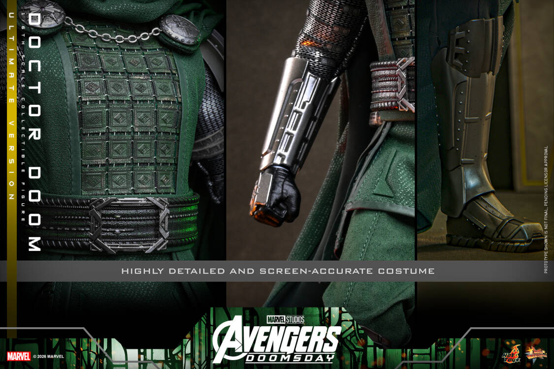 Hot Toys - Avengers: Doomsday Doctor Doom 1/6th Scale Collectible Figure MMS907 [Licensed]