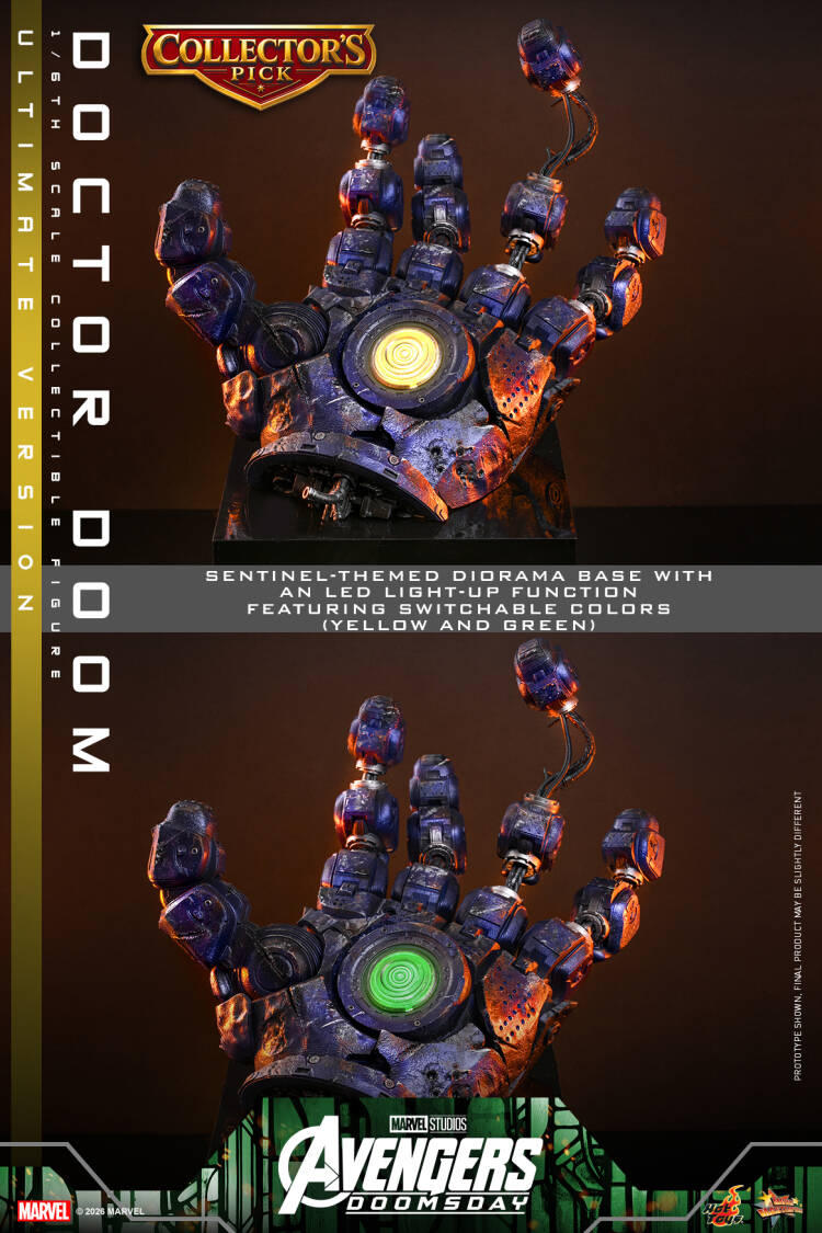 Hot Toys - Avengers: Doomsday Doctor Doom 1/6th Scale Collectible Figure MMS907 [Licensed]