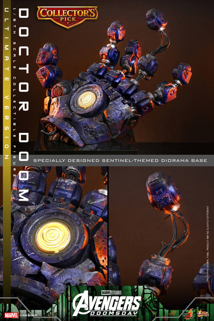 Hot Toys - Avengers: Doomsday Doctor Doom 1/6th Scale Collectible Figure MMS907 [Licensed]