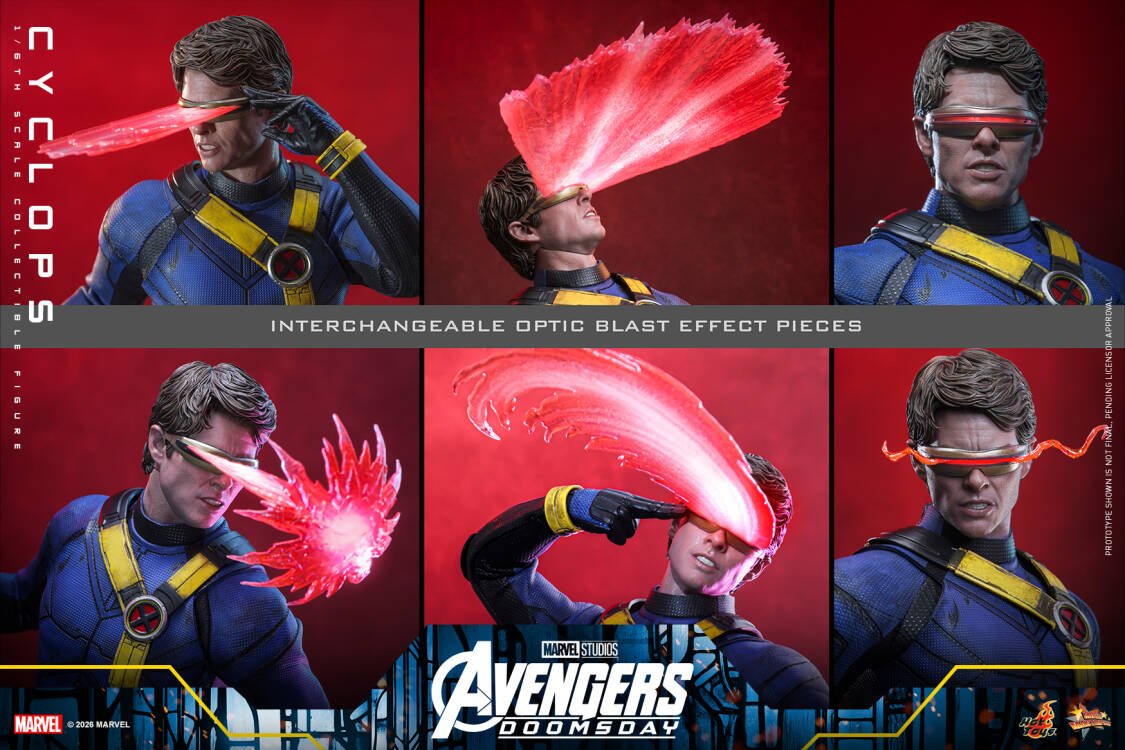 Hot Toys - Avengers: Doomsday Cyclops 1/6th Scale Collectible Figure MMS908/ MMS909 [Licensed]