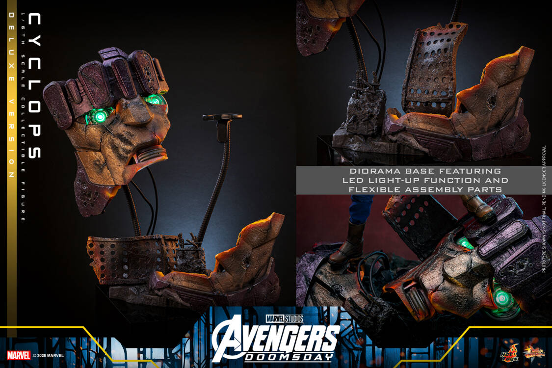 Hot Toys - Avengers: Doomsday Cyclops 1/6th Scale Collectible Figure MMS908/ MMS909 [Licensed]