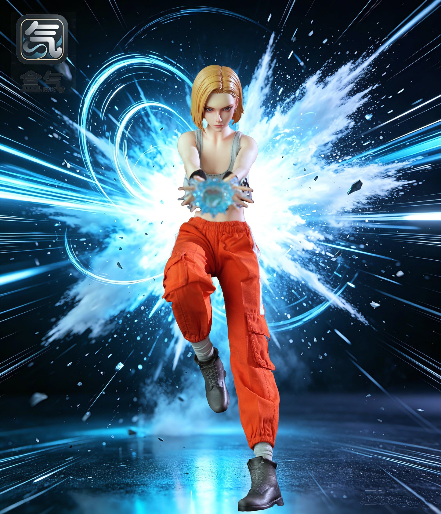 BoxQi Studio - Android 18 Platinum Silicone Articulated Action Figure [HQ03]