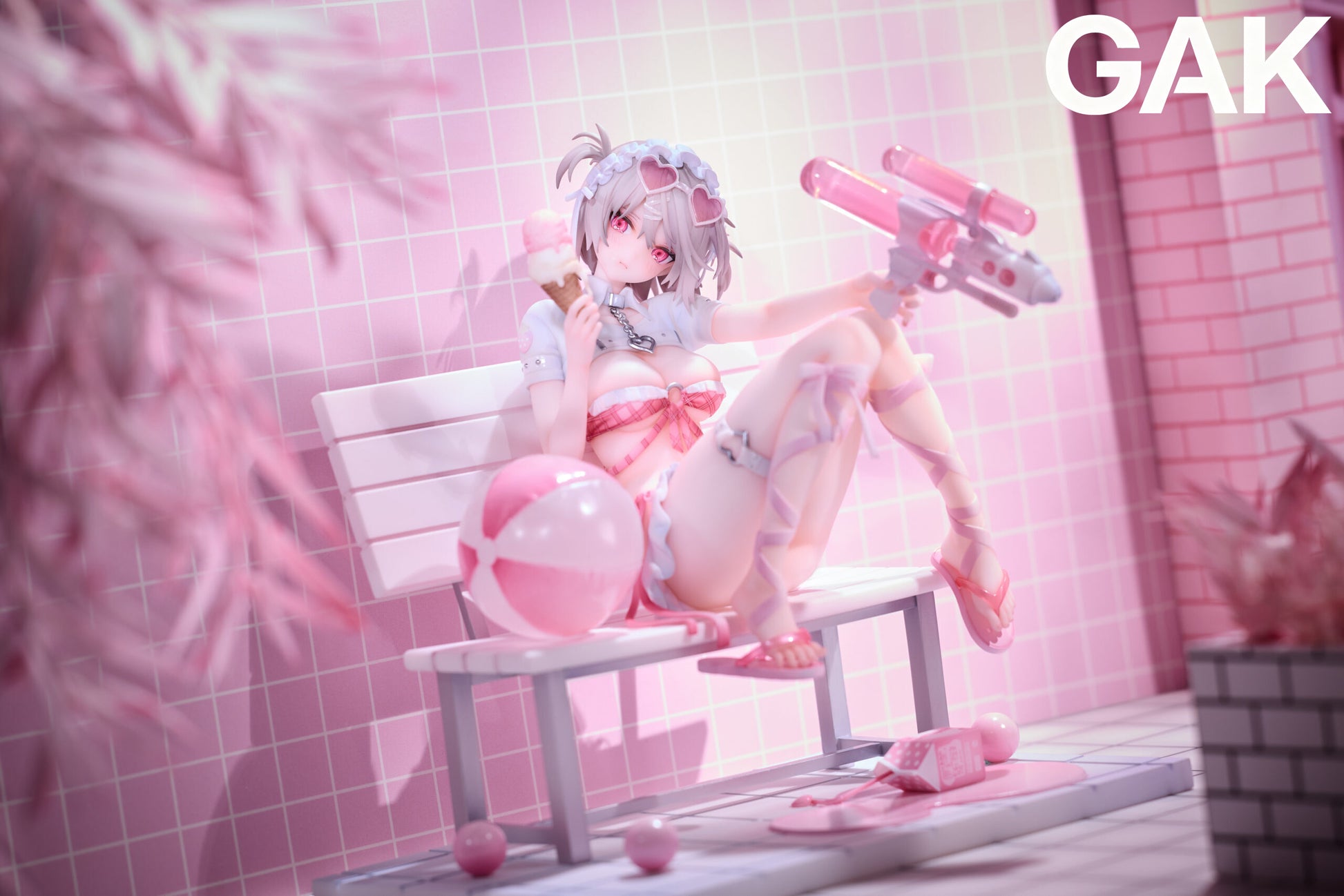 GAK Studio - Water Gun Girl Strawberry Ribbon