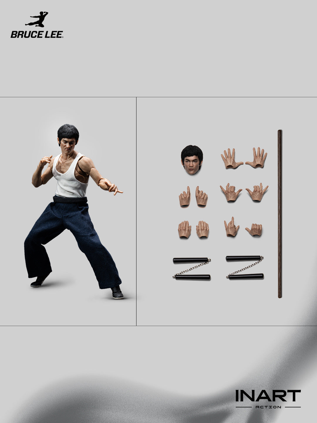 INART Studio - Bruce Lee 1/12 Action Figure Gy A036 / Gy A037  [Licensed][2 Variants]