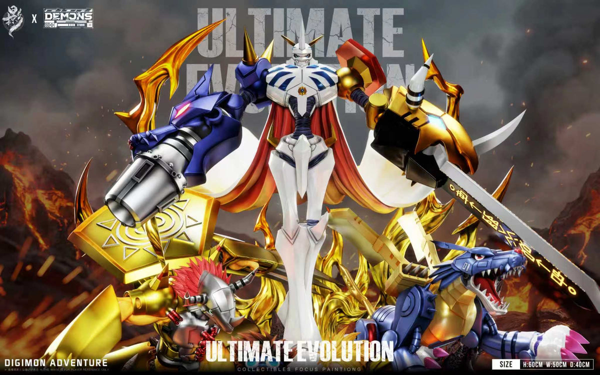Lue Ying Studio x Demons Studio - Courage and friendship combined into one Omegamon