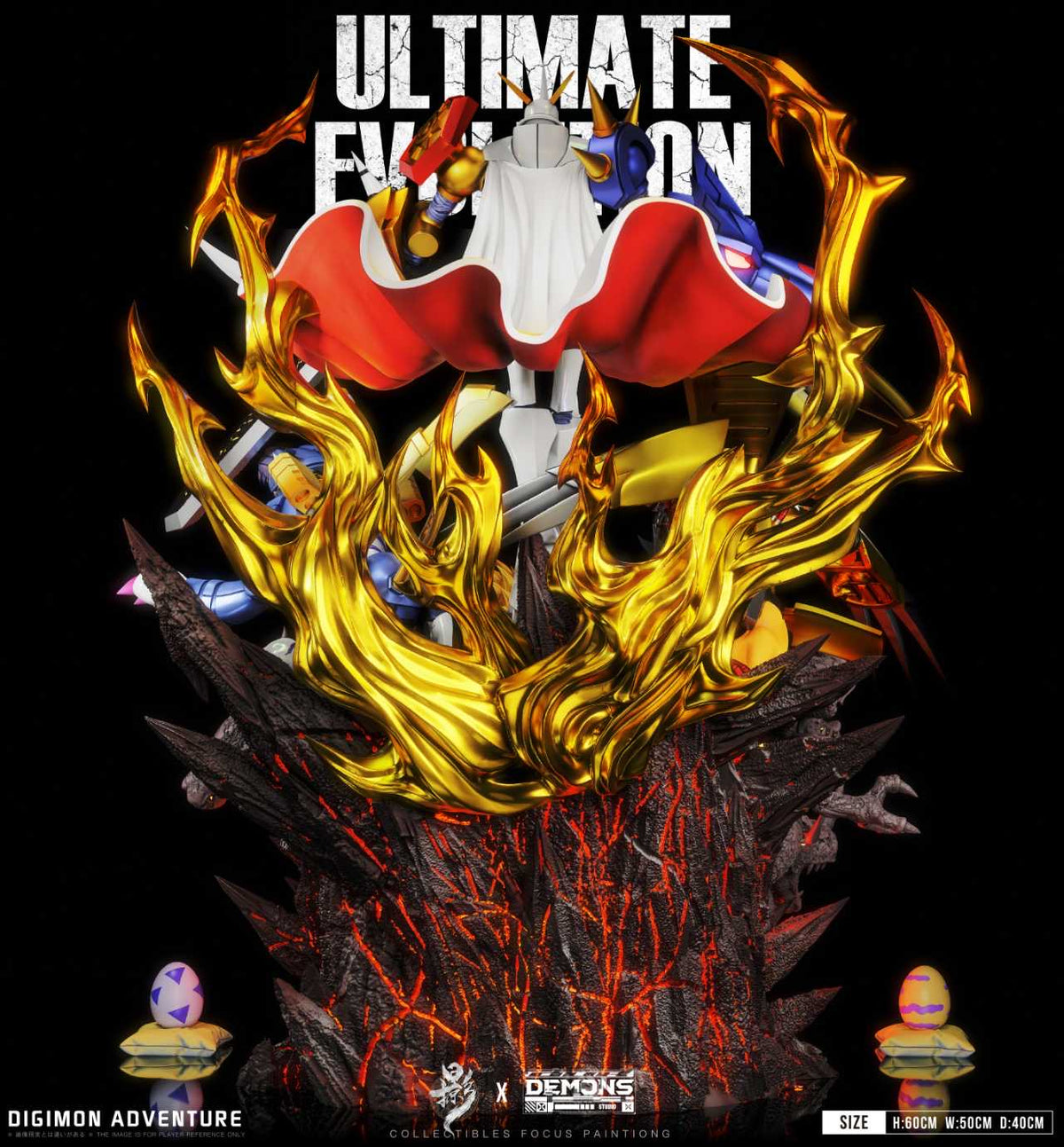 Lue Ying Studio x Demons Studio - Courage and friendship combined into one Omegamon