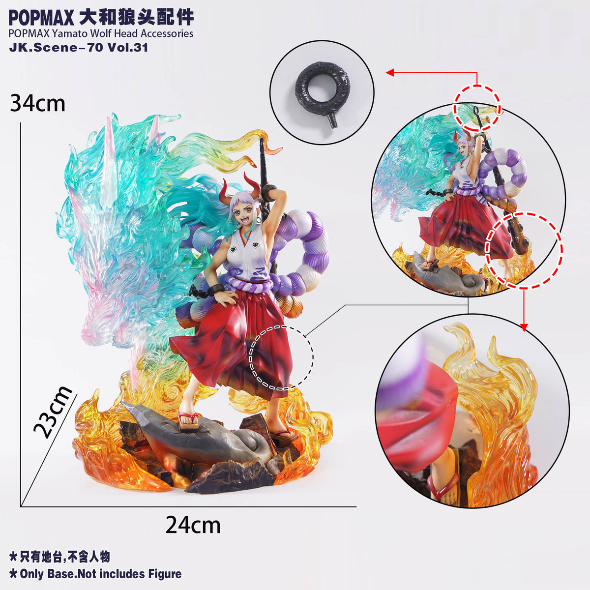 JacksDo Studio - POPMAX Yamato Wolf Head Accessories [JK.Scene-70 Vol.31]