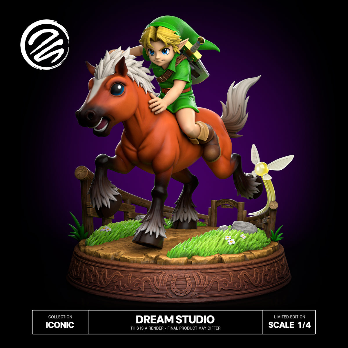 Dream Studio - Young Link and Epona