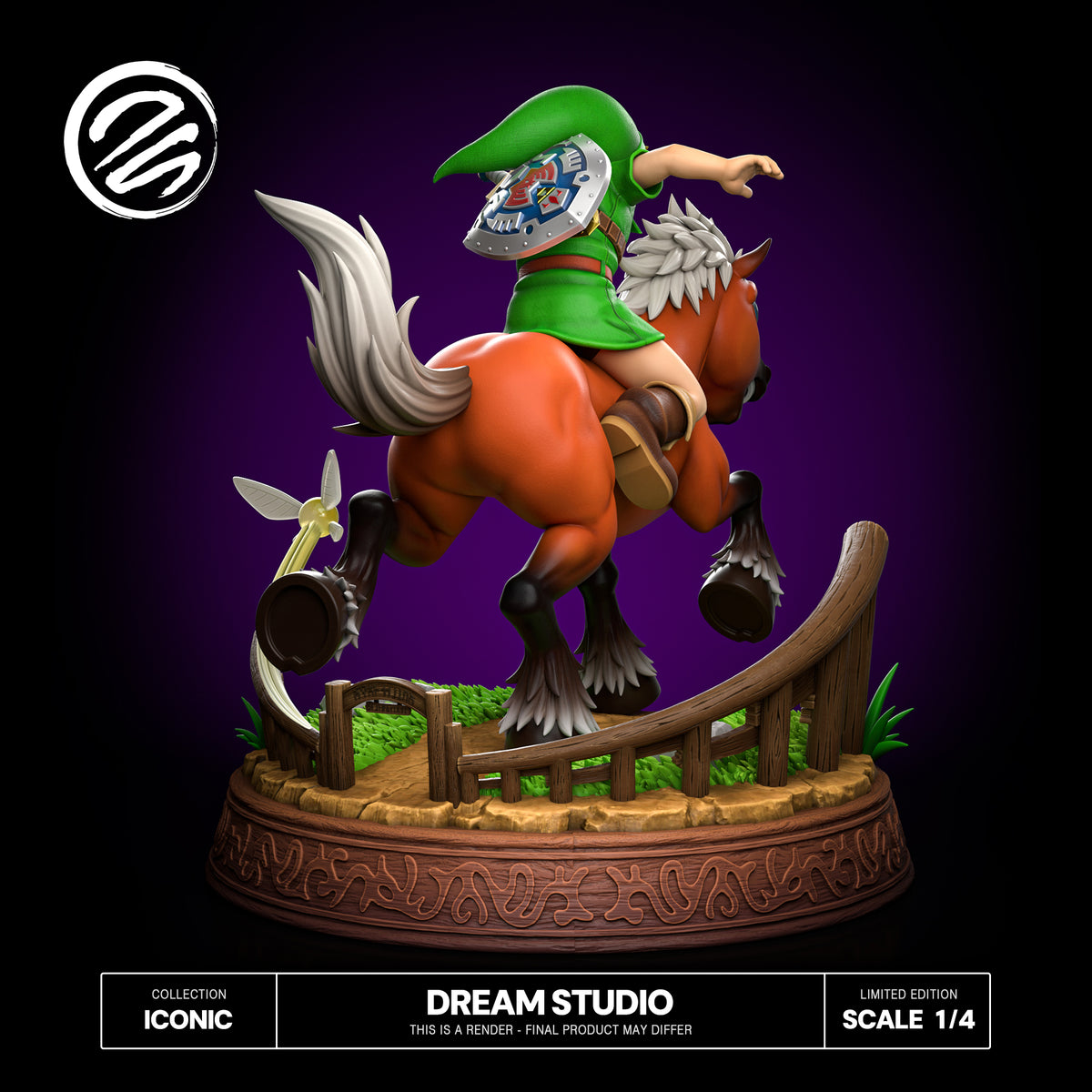 Dream Studio - Young Link and Epona