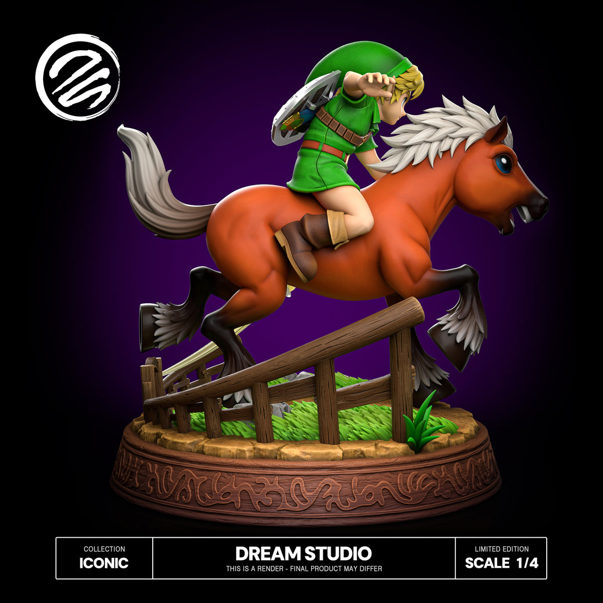 Dream Studio - Young Link and Epona