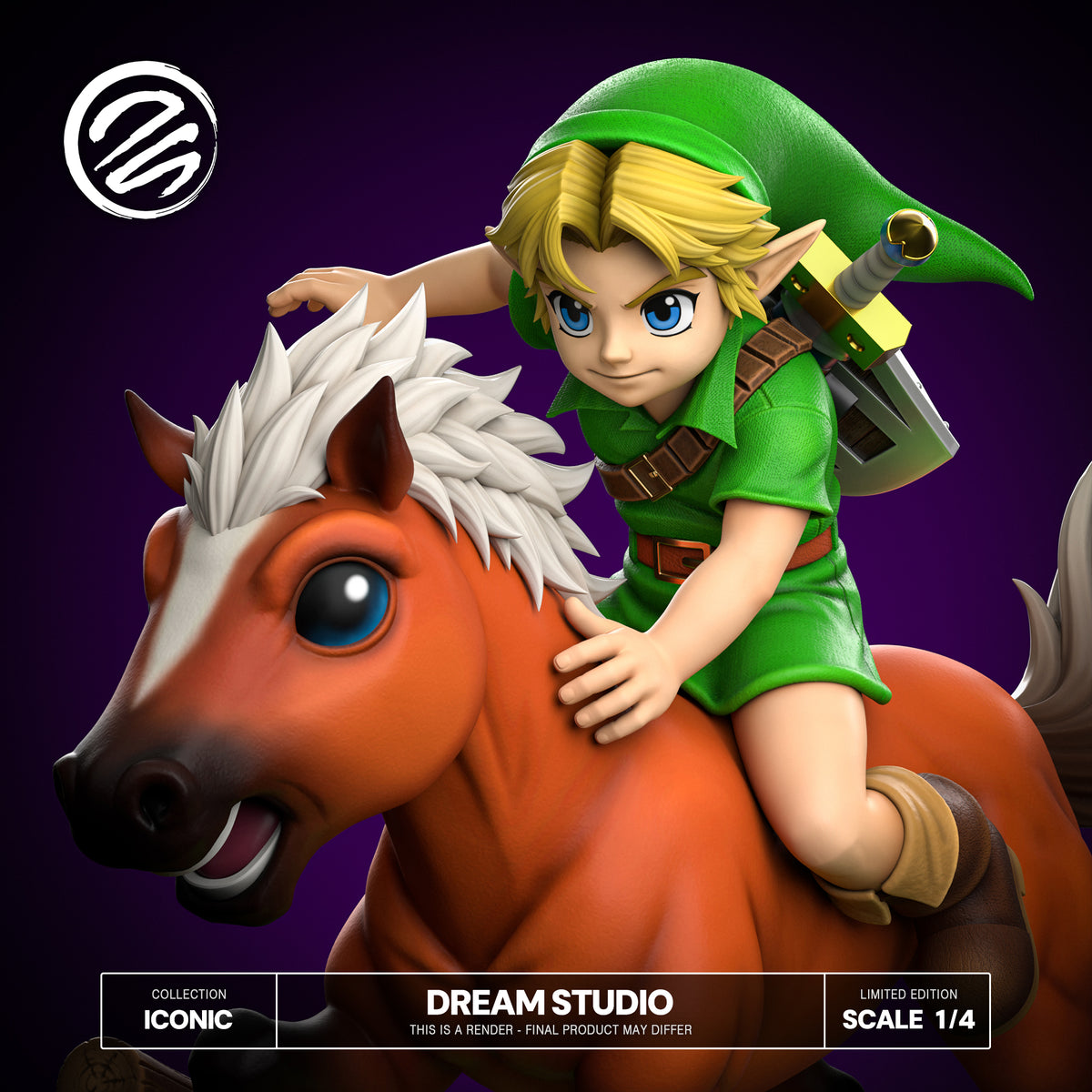 Dream Studio - Young Link and Epona