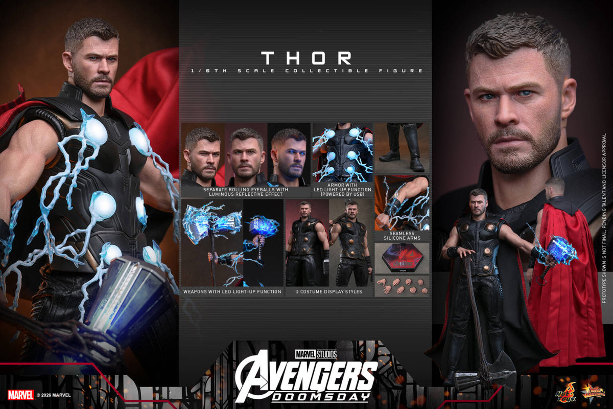 Hottoys - Avengers: Doomsday Thor 1/6th scale Collectible Figure MMS918 / MMS919 [Licensed]