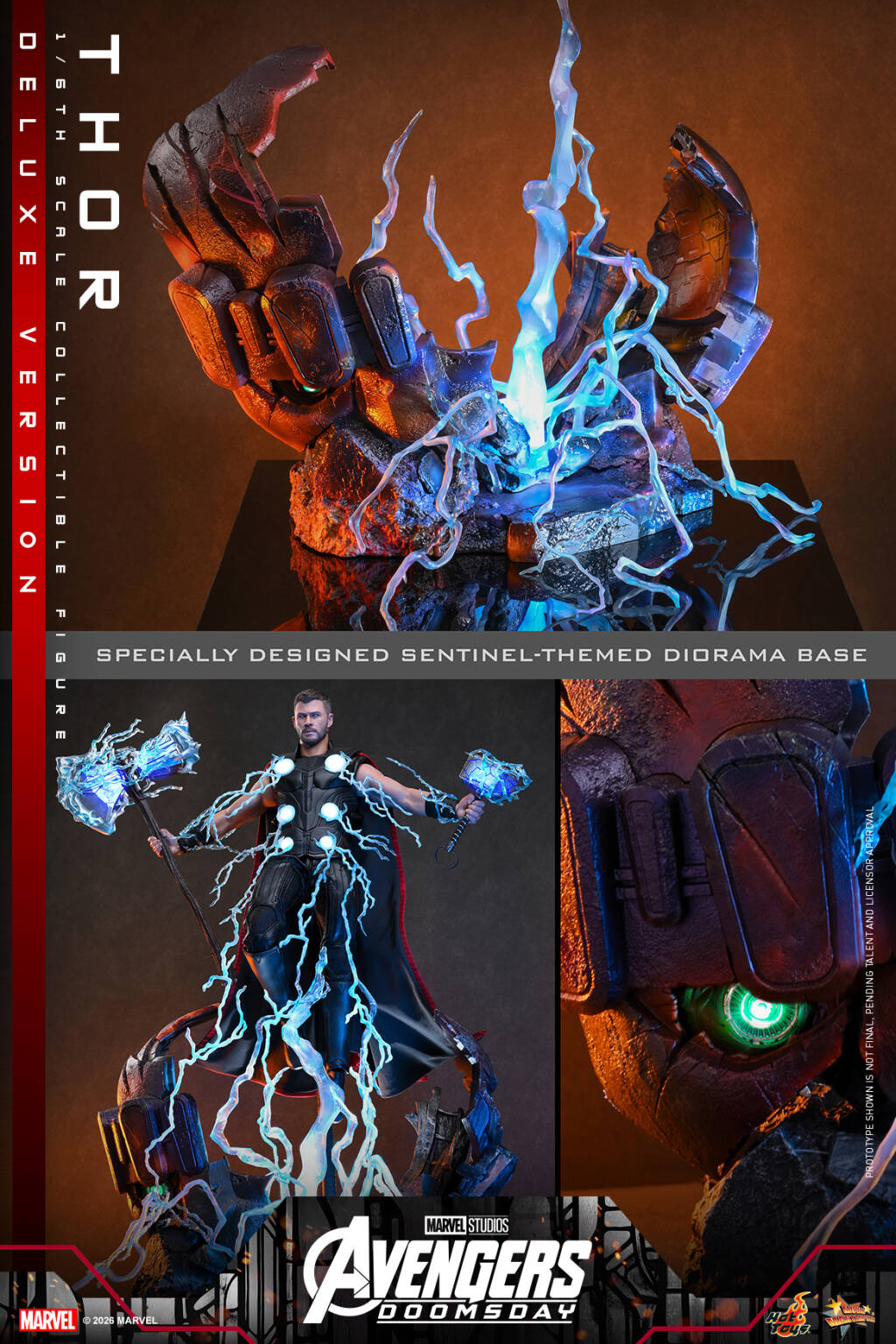 Hottoys - Avengers: Doomsday Thor 1/6th scale Collectible Figure MMS918 / MMS919 [Licensed]