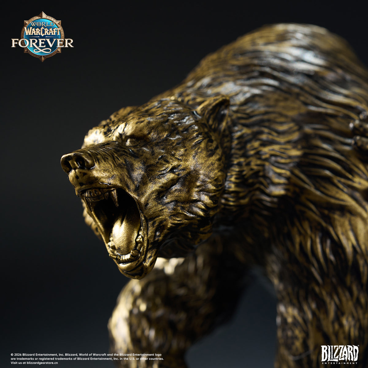 Blizzard Entertainment - Dwarf Hunter and Bear Bronze Collector's Edition Statue [BLZ040][Licensed]