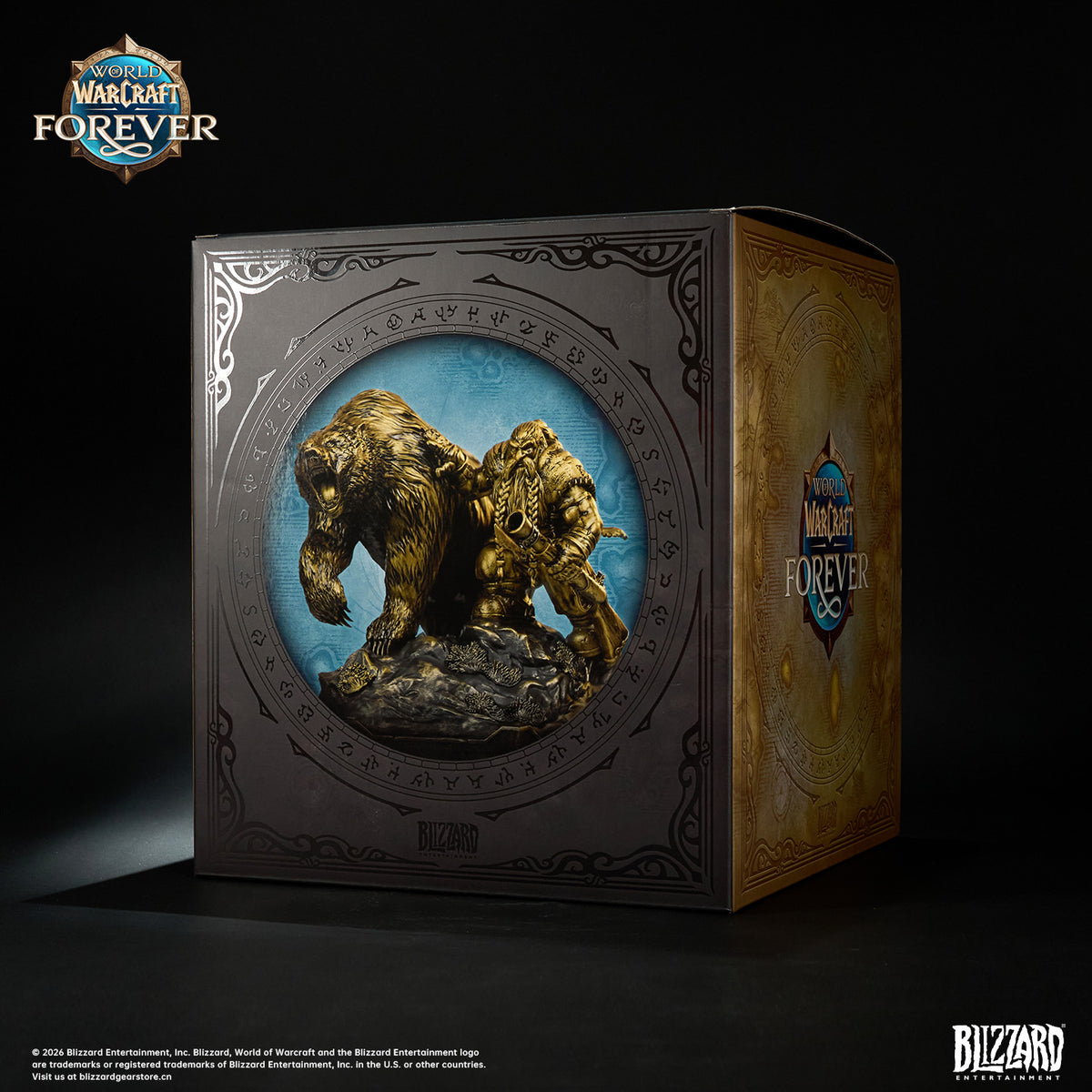 Blizzard Entertainment - Dwarf Hunter and Bear Bronze Collector's Edition Statue [BLZ040][Licensed]