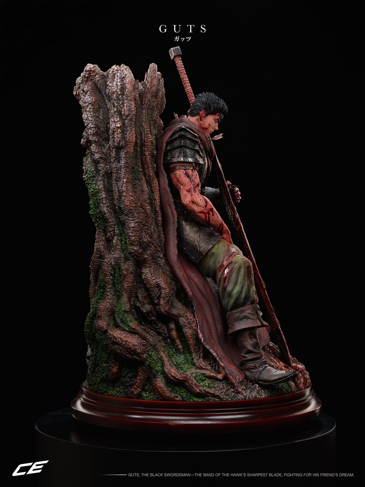 CE Studio - Guts Leaning Against Tree