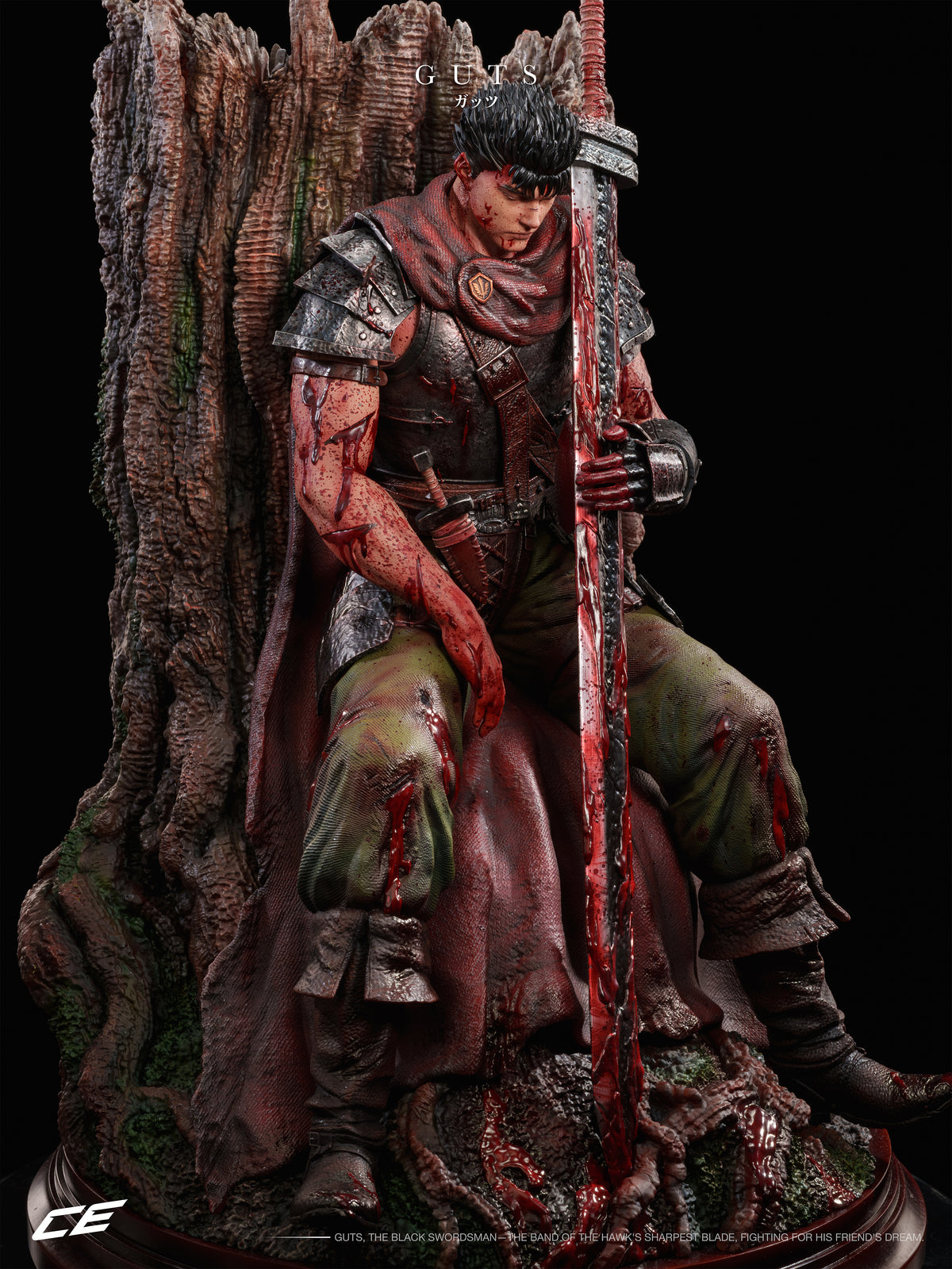 CE Studio - Guts Leaning Against Tree