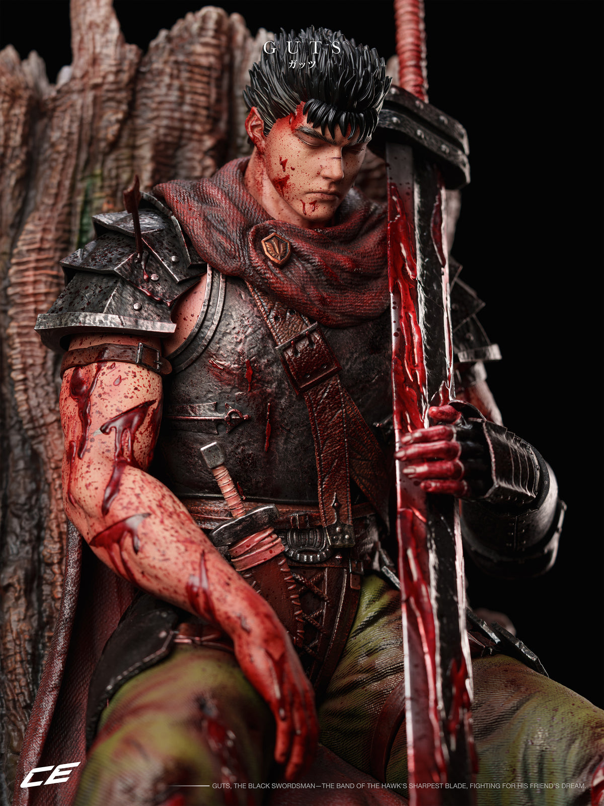 CE Studio - Guts Leaning Against Tree