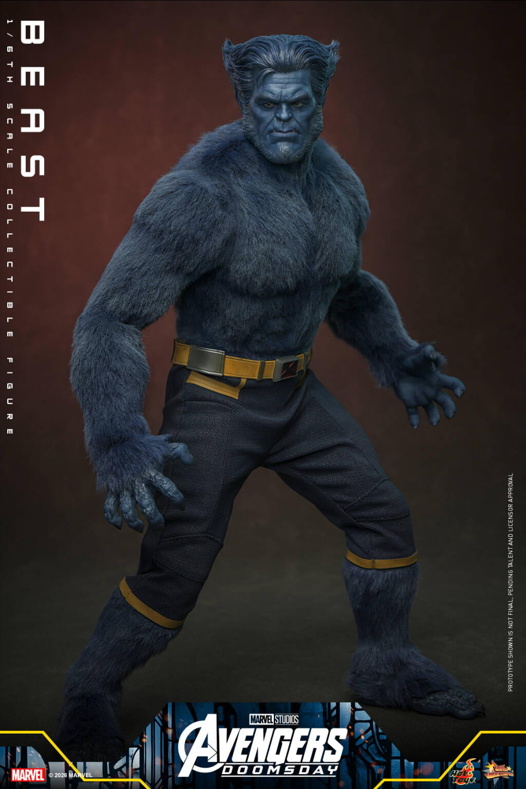 Hottoys - Avengers: Doomsday Beast 1/6th scale Collectible Figure MMS920 MMS921 [Licensed]