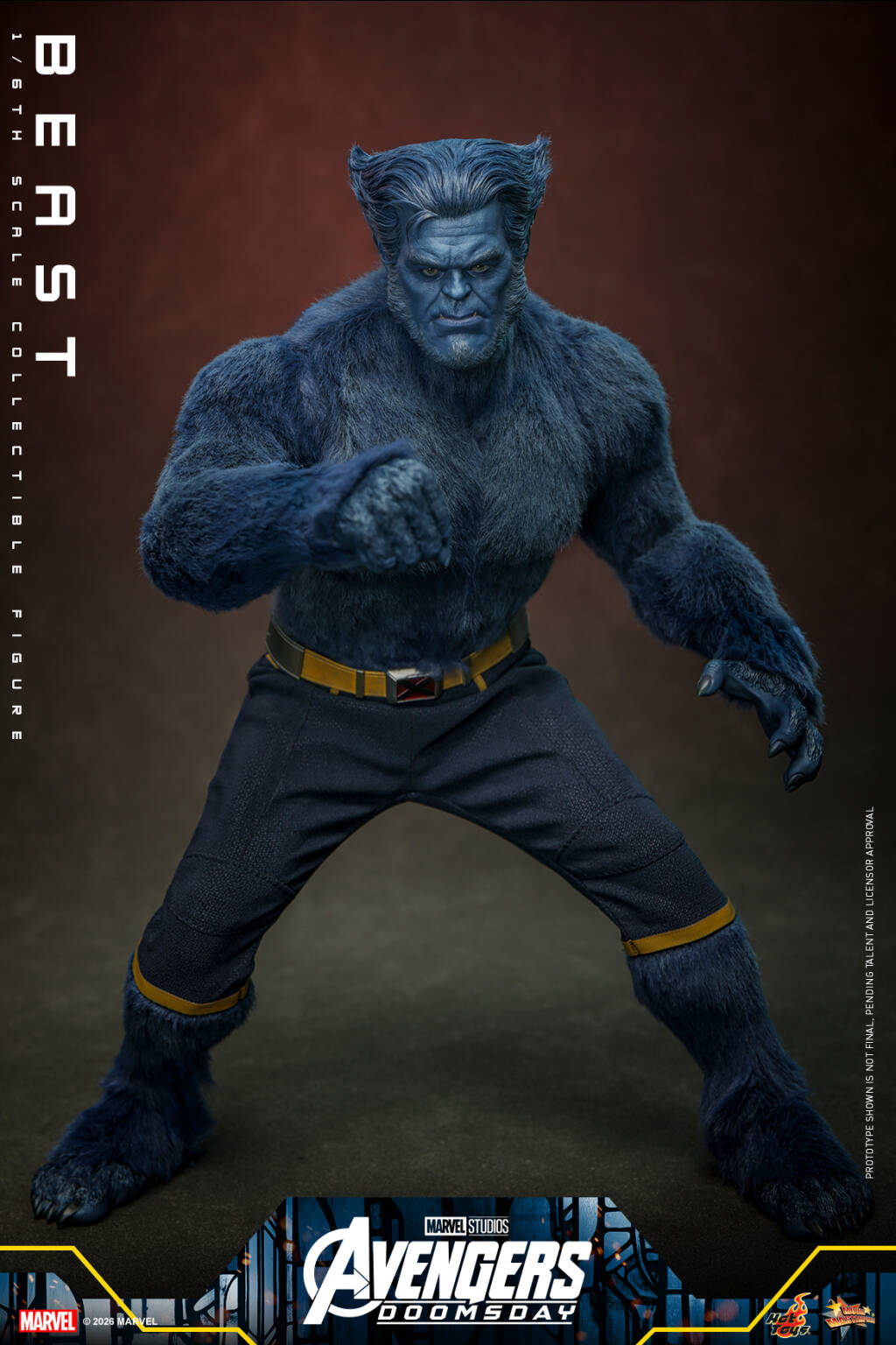 Hottoys - Avengers: Doomsday Beast 1/6th scale Collectible Figure MMS920 MMS921 [Licensed]