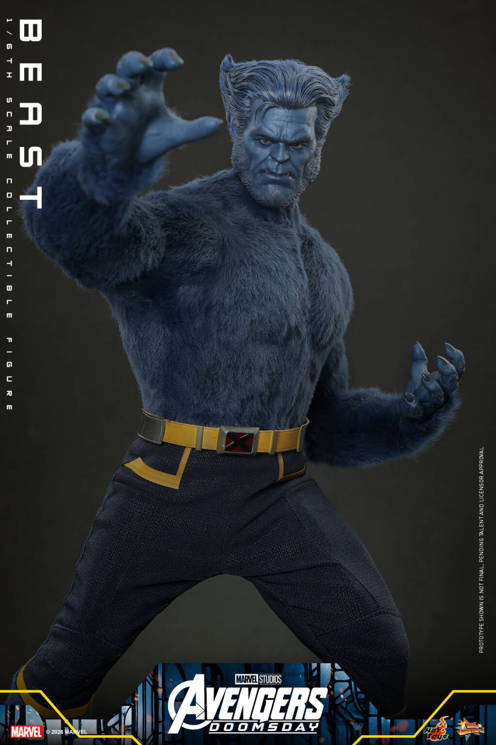 Hottoys - Avengers: Doomsday Beast 1/6th scale Collectible Figure MMS920 MMS921 [Licensed]