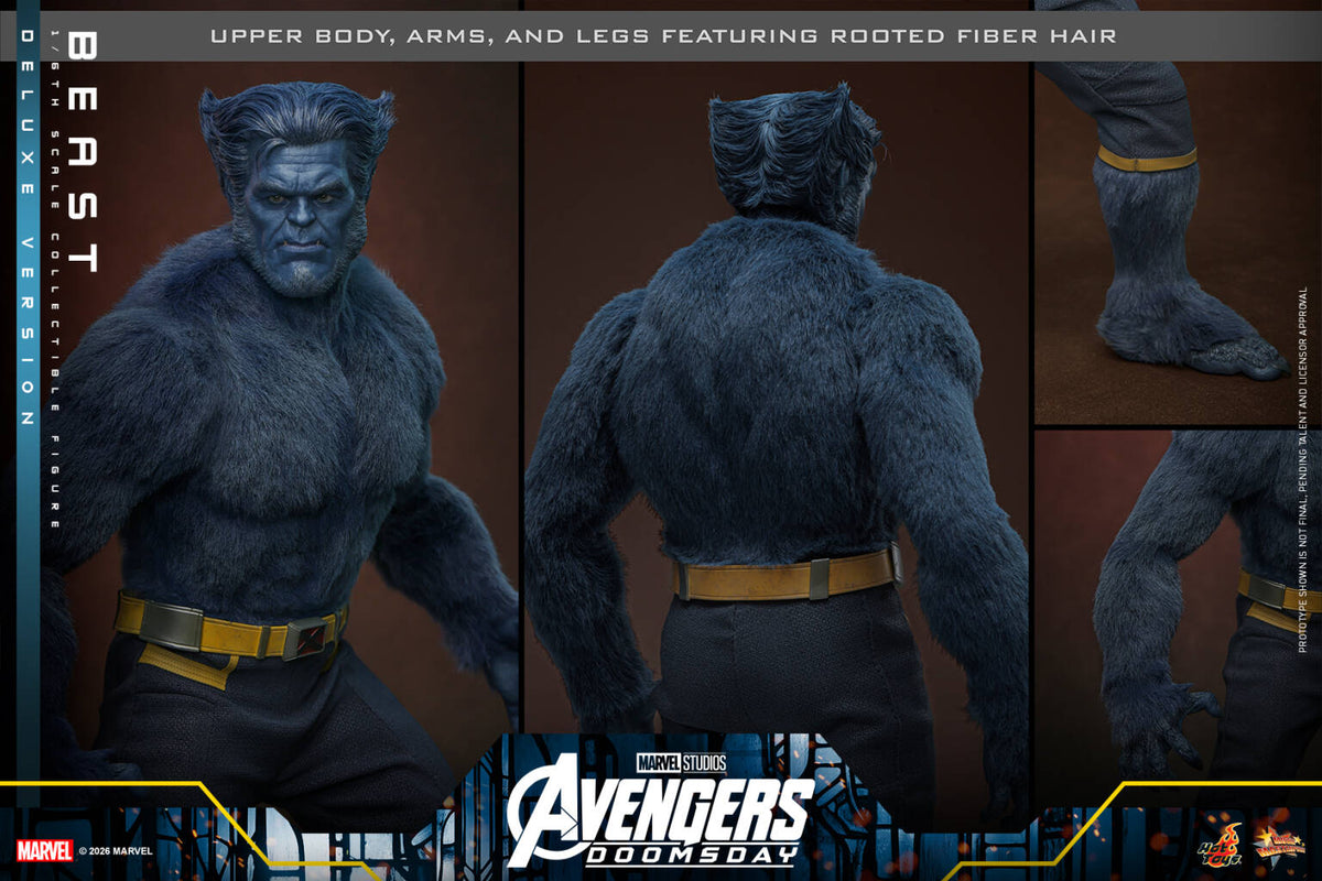 Hottoys - Avengers: Doomsday Beast 1/6th scale Collectible Figure MMS920 MMS921 [Licensed]