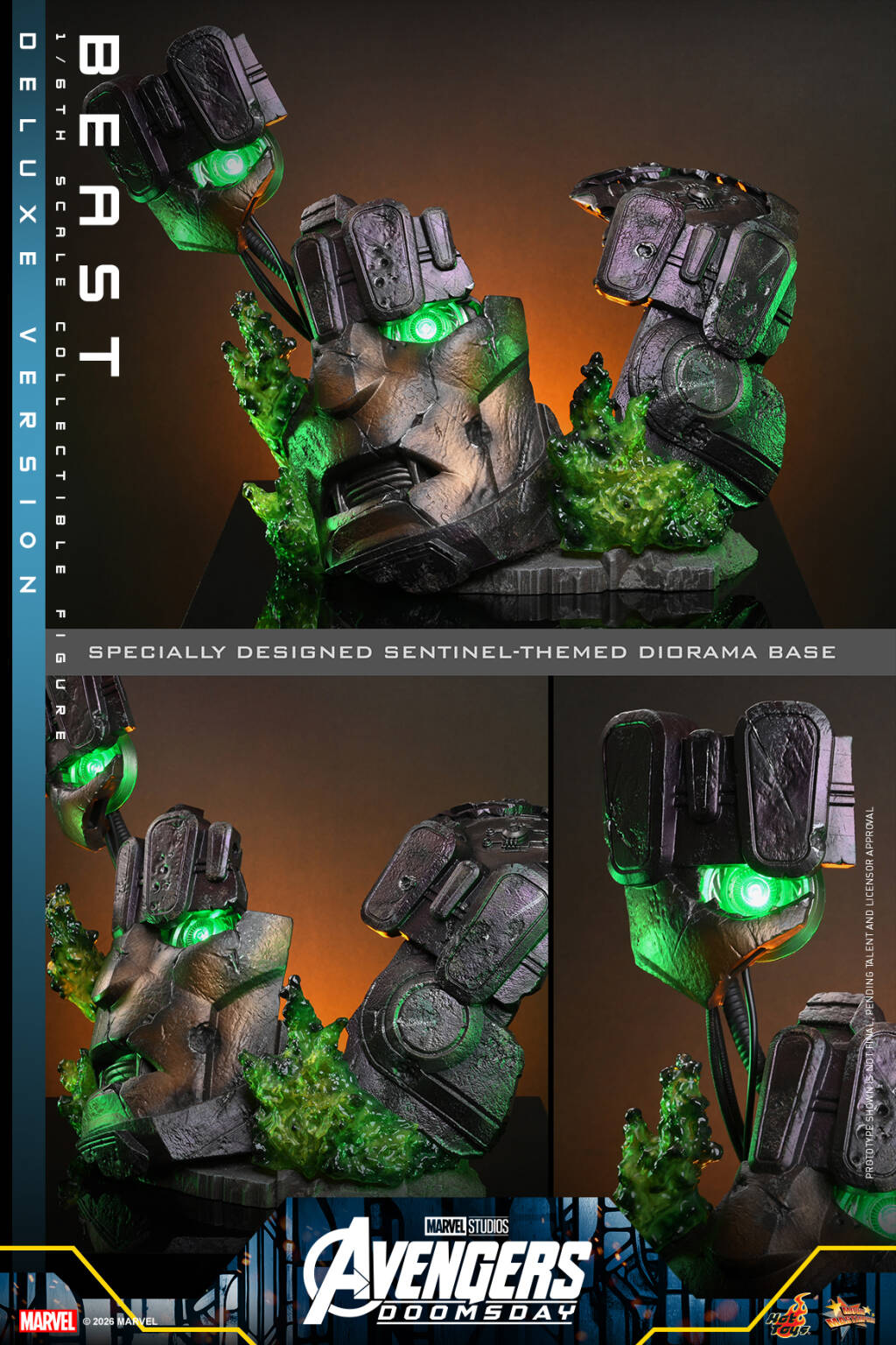 Hottoys - Avengers: Doomsday Beast 1/6th scale Collectible Figure MMS920 MMS921 [Licensed]