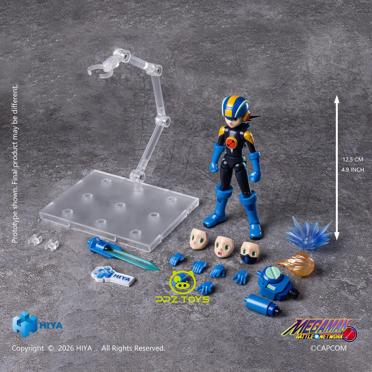 Hiya Toys - Mega Man Battle Network Series MegaMan.EXE Action Figure EBM0389 [Licensed] 
