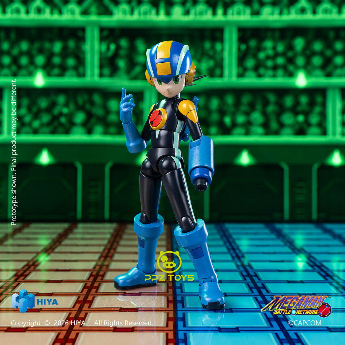 Hiya Toys - Mega Man Battle Network Series MegaMan.EXE Action Figure EBM0389 [Licensed]