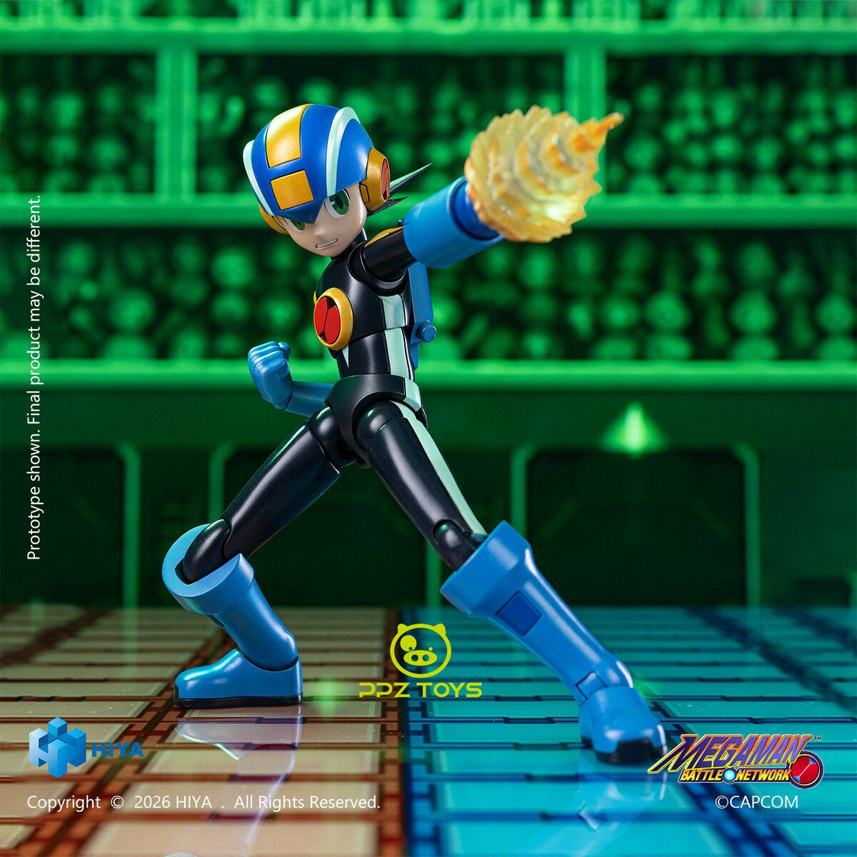 Hiya Toys - Mega Man Battle Network Series MegaMan.EXE Action Figure EBM0389 [Licensed]