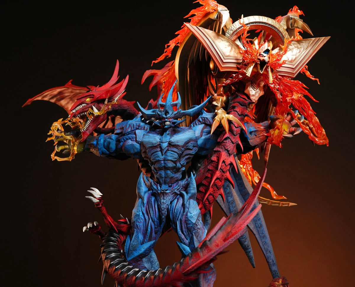 Four Horsemen Studio - Obelisk the Tormentor X Slifer the Sky Dragon X The Winged Dragon of Ra