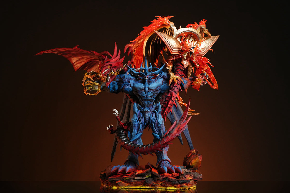 Four Horsemen Studio - Obelisk the Tormentor X Slifer the Sky Dragon X The Winged Dragon of Ra
