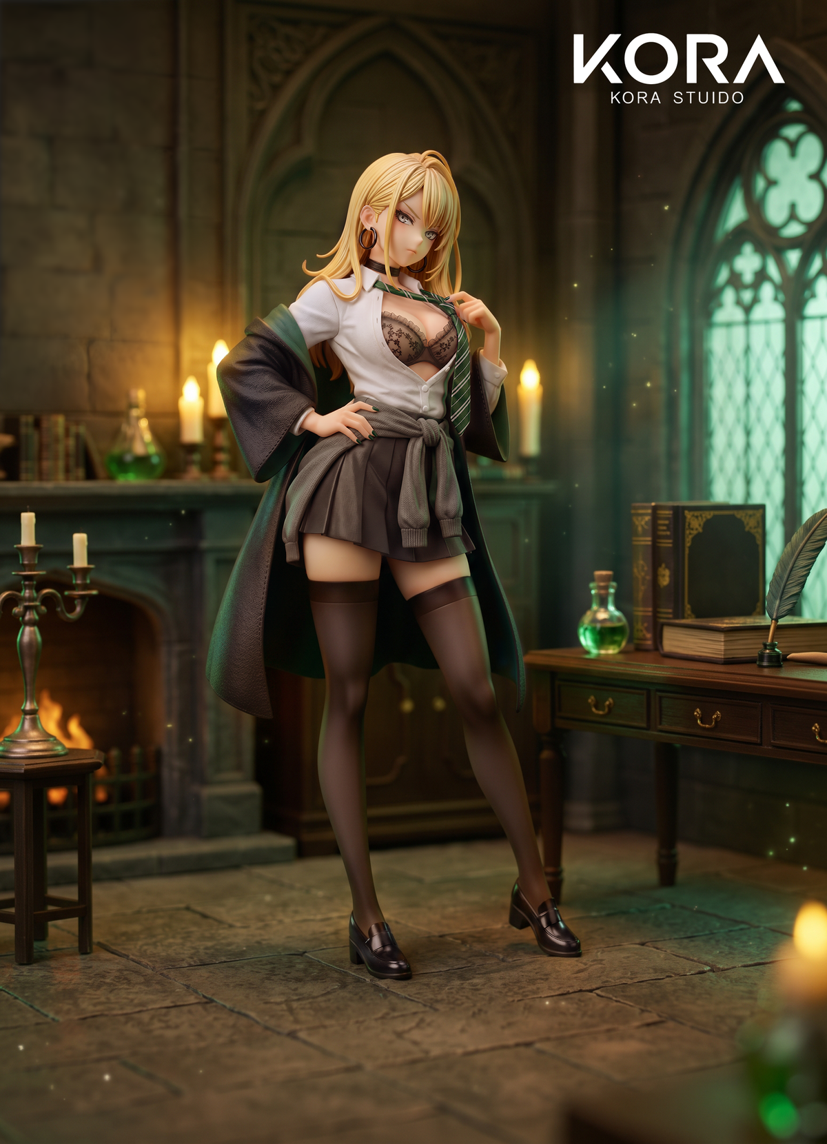 KORA Studio - Blonde Uniform Girl