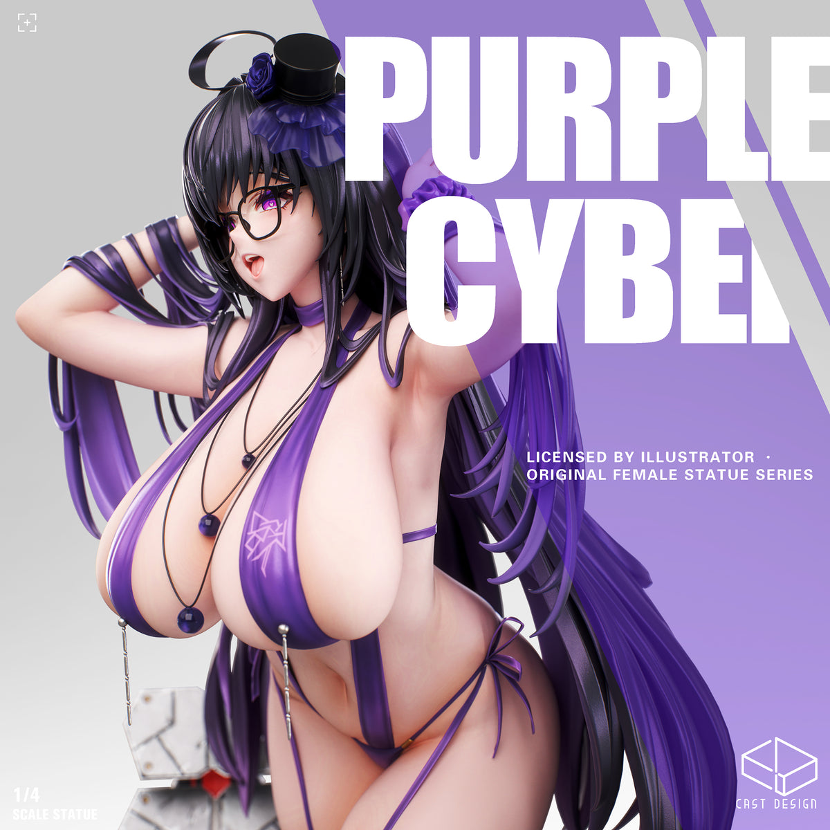 Cast Design Studio - No.1 Purple Cyber 1/4 Statue